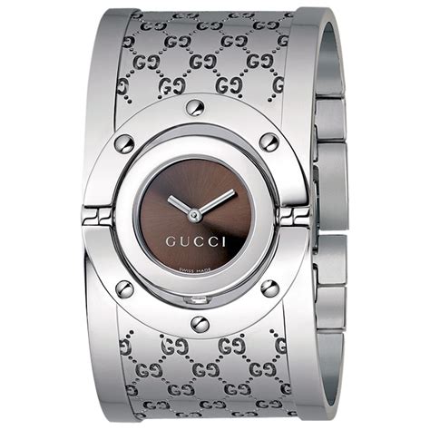 gucci silver bangle watch|Gucci silver bangle bracelet.